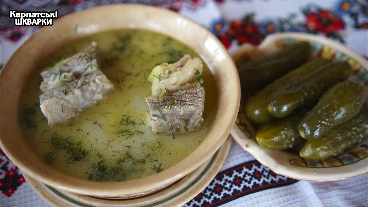 ОГІРОЧНИК З КВАШЕНИХ ОГІРКІВ -ТРАДИЦІЙНИЙ УКРАЇНСЬКИЙ СУП