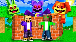 Construye para Sobrevivir a los SMILING CRITTERS en Minecraft!