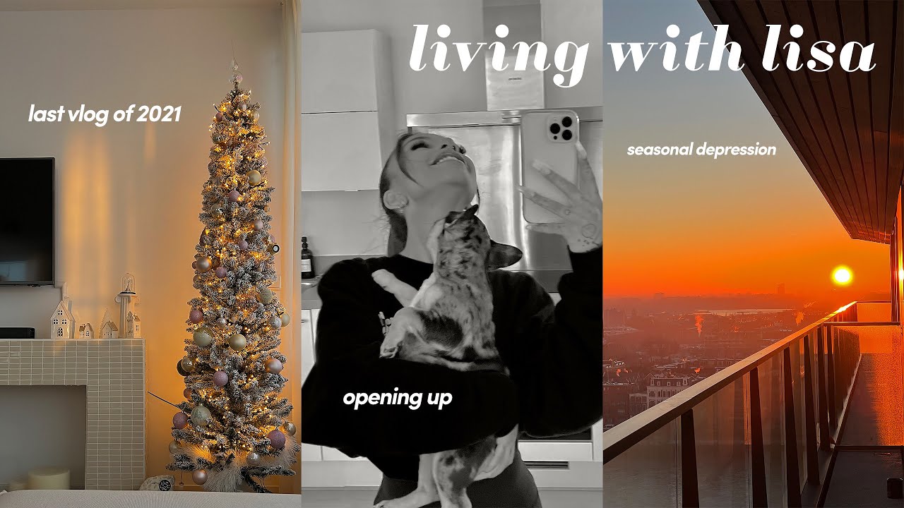 last vlog of 2021, opening up, seasonal depression & how i do my nails! 💅🏽  | living with lisa 🤍