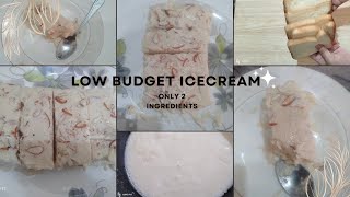 Low Budget Ice Cream | Homemade Ice Cream Low Budget
