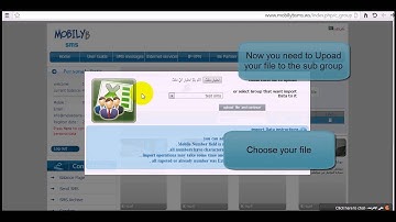 How to make Groups & upload numbers Excel file and send