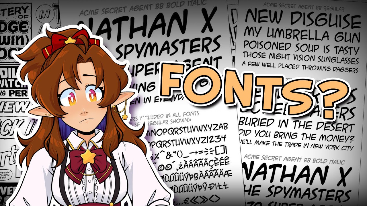 Какие шрифты использовать для комиксов?