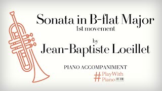 Loeillet - Sonata In B-Flat Major Trumpet Piano Accompaniment