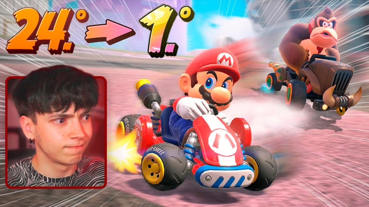 MARIO KART WORLD pero CADA TRAMO me debo poner ÚLTIMO