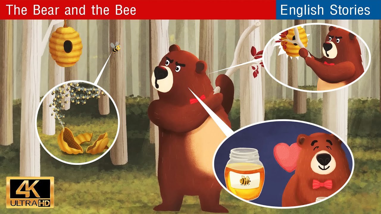 The Bear and the Bee | Bedtime Stories for Toddlers | FairyTales - YouTube