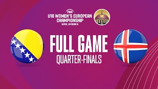 BIH v Iceland | Full Basketball Game | FIBA U18 Women's European Championship 2023