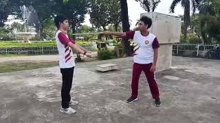 STRIKING AND BLOCKING TECHNIQUES IN ARNIS | PE 3 | PUSA, JHAN OLIVER B. | BIT ET 2-K2