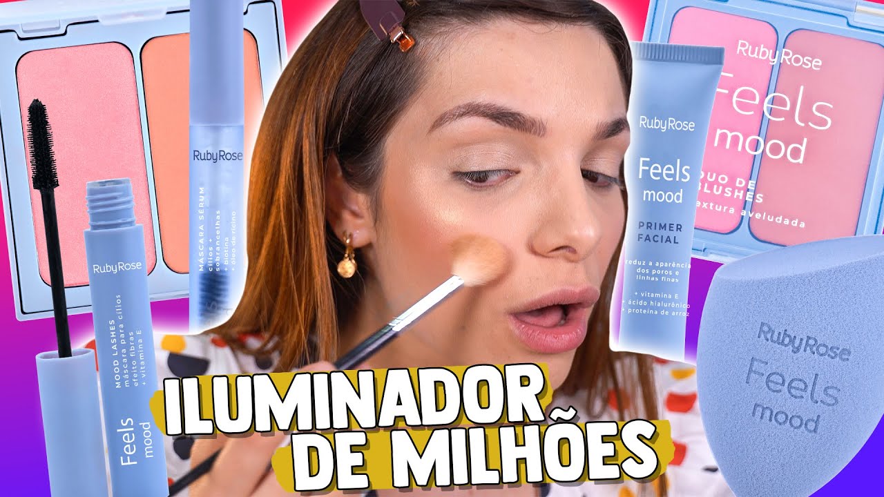 TESTEI só LANÇAMENTOS da RUBY ROSE! Makes da Beauty Fair