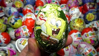 Surprise Eggs Spongebob Kinder Surprise Губка Боб