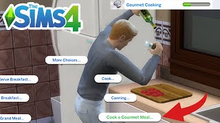How To Unlock Gourmet Cooking Skill (Cook A Gourmet Meal) - The Sims 4