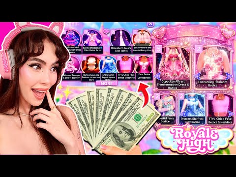 Buying EVERY SET In Royale High... $1,000,000,000 Spending Spree Roblox