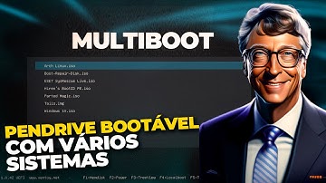 Adeus rufus! Crie um PENDRIVE Bootável com TODOS os Windows e Linux ( Pendrive Multiboot )