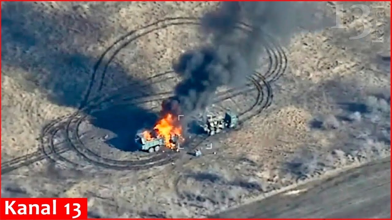Video of a destruction of a Russian air defence and radar systems in ...