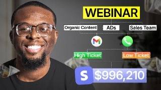 This Webinar Funnel Made $996,210 in 200 days (copy me)