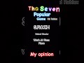 The Seven Old Popular Games #oldroblox #roblox #popular #popularshorts #seven #souls