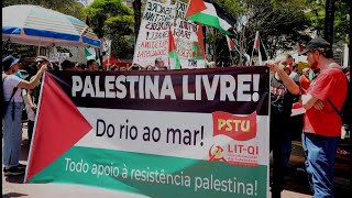 Manifestação na Itália contra Israel 