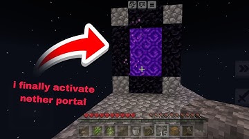 i finally activate nether portal mincraft skyblock part 2 #mincraft #skyblock