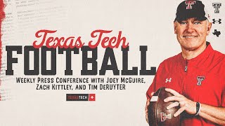 Texas Tech Football: Week Seven Press Conference | Oct. 9, 2023