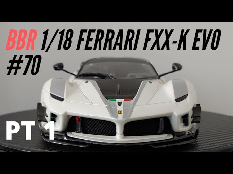 1:18 BBR FERRARI FXXK #38 BLANC ROUGE No MR D&G AMALGAM PEAKO FRONTIART