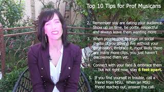 Top 10 Career Tips for Professional Musicians — Jennifer Heemstra (MSU, 2020)
