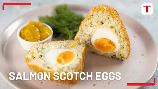 Salmon Scotch Eggs | Everyday Gourmet S12