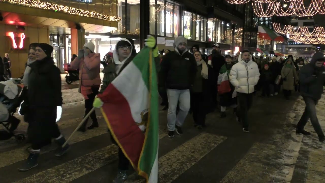 Demonstration against the regime in Iran. Stockholm, Sweden, on 24 January 2026.