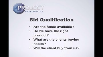 Tender Management - Bid Qualification Process