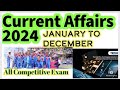 2024: A Year of Change - Top Events & Trends | Important Current Affairs January to November 2024 |