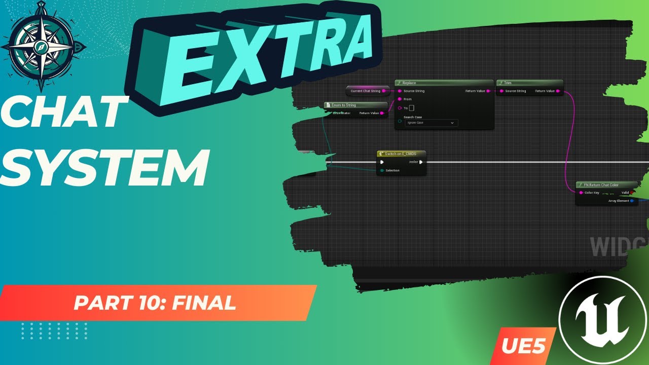Unreal Engine 5 Chat System Part 10 - Chat CMD final - YouTube