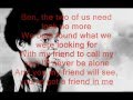 Michael Jackson Ben Lyrics On Screen mp3