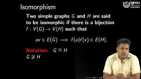 IGNOU Live Session on "Graph Isomorphism" MMTE-003 for M.Sc. (MACS) Students