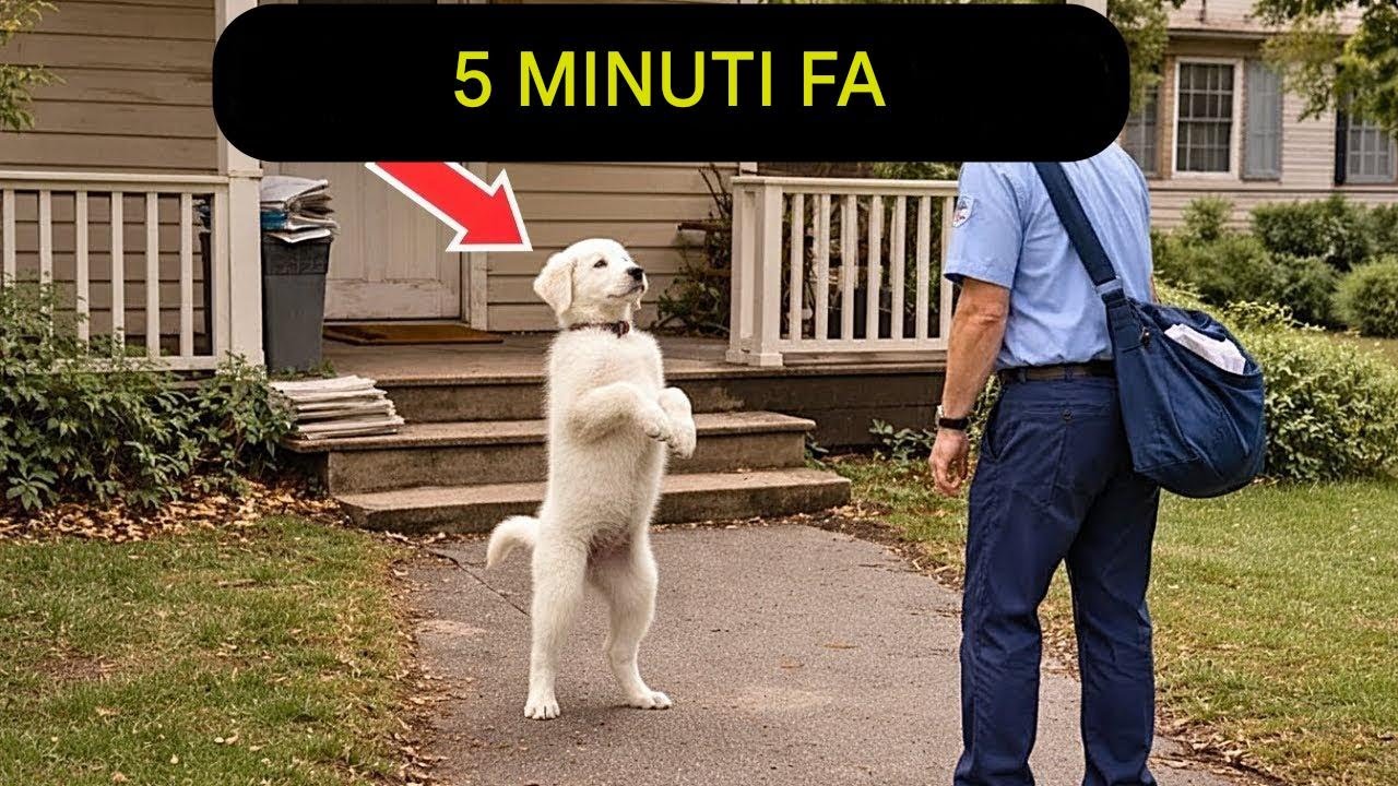 UN CUCCIOLO DISPERATO IMPLORÒ AIUTO DA UN POSTINO CIÒ CHE SCOPRIRONO DOPO COMMOSSE TUTTI FINO...