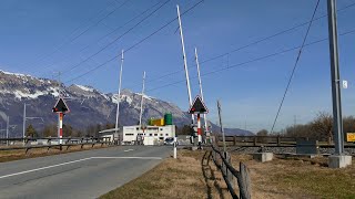 Railroad Crossing - Oberriet (CH) - Bahnübergang Hauptstrasse , Passage à niveau