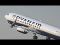 4k ryanair 737800 landingtakeoff compilation edlv