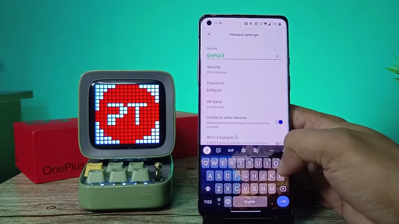 How to set WiFi Hotspot and Change Settings in Oneplus 8
