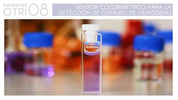 PATENTE OTRI #08: SENSOR COLORIMÉTRICO PARA LA DETECCIÓN DE CIANURO DE HIDRÓGENO