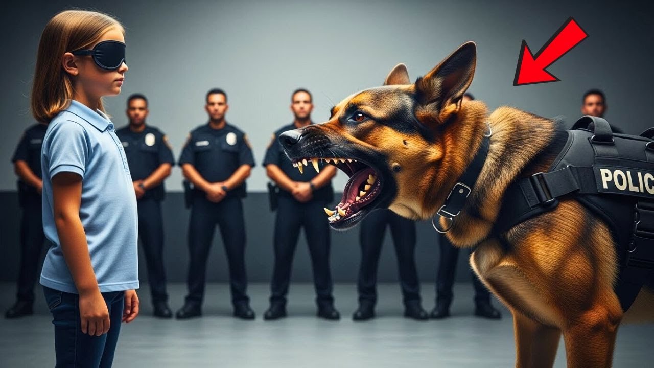 Un chien policier était devenu incontrôlable — jusqu’à ce qu’une fillette aveugle murmure ces mots