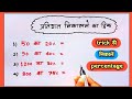 Percentage kaise nikale ।। प्रतिशत निकालना सीखें।। Partisat kaise nikale।। Partisat