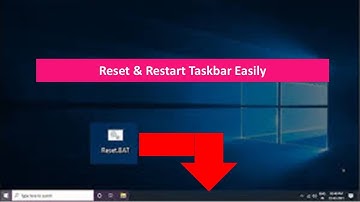 "How to Restart or Reset Taskbar in Windows 10/11 - Easy Fix for Taskbar Issues"