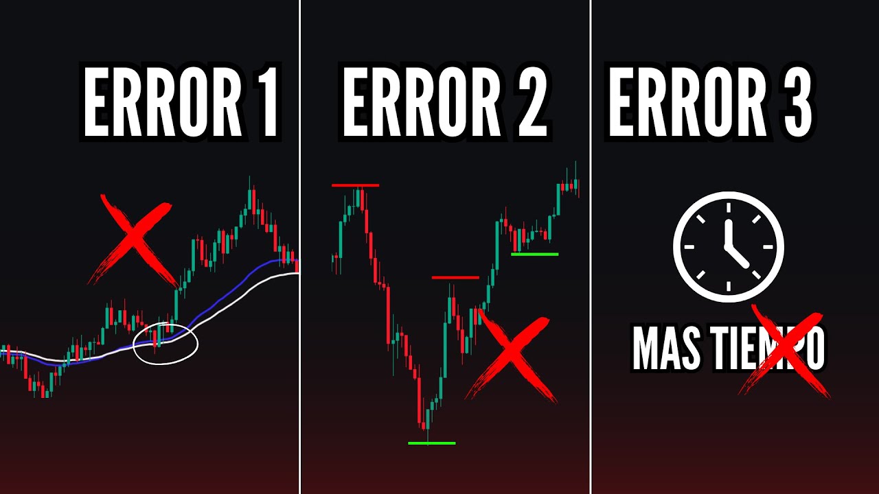 Los 3 ERRORES que NUNCA te harán RENTABLE en el TRADING - YouTube