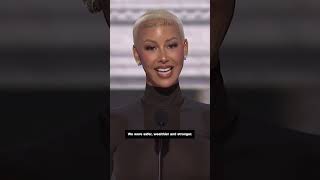 Amber Rose explains why she's voting for Trump at RNC