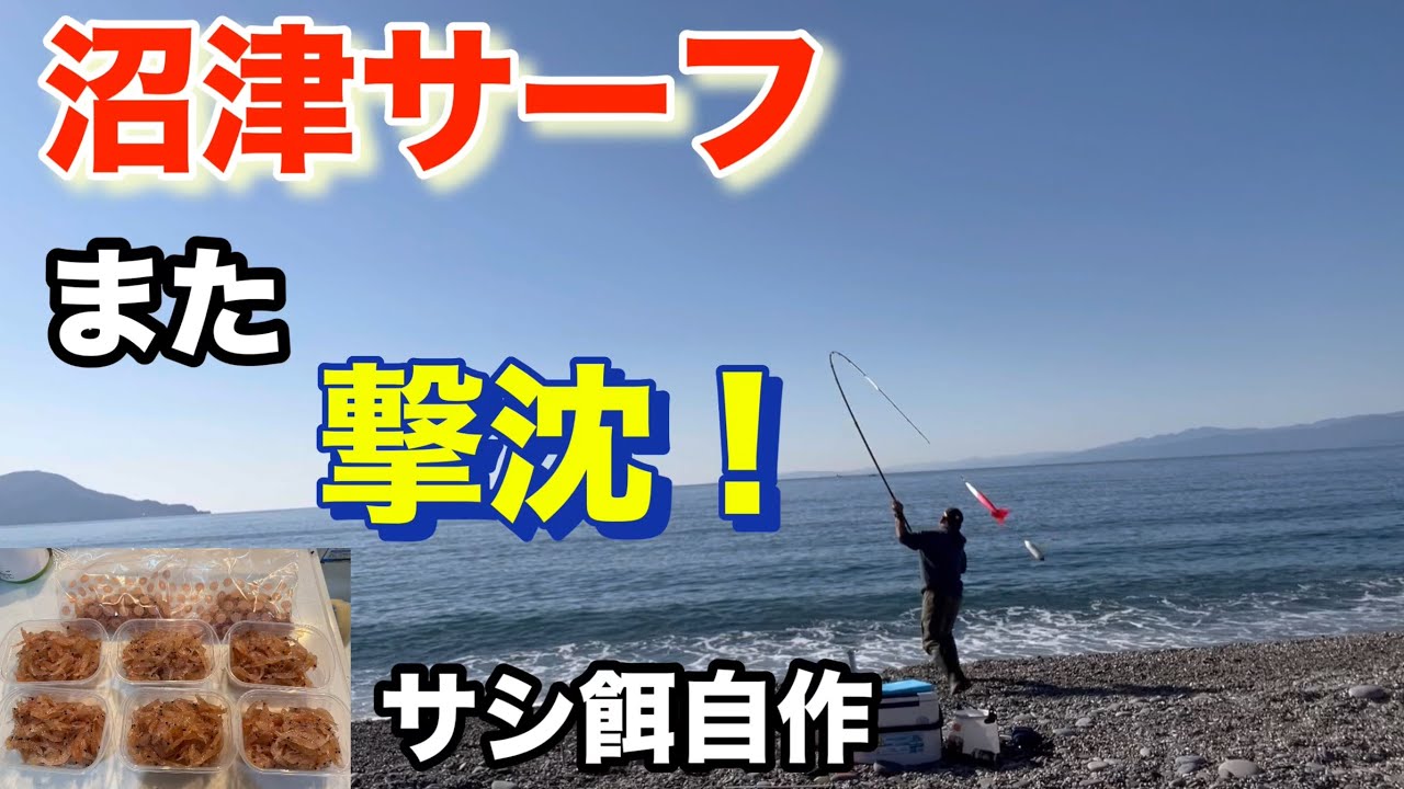 【沼津サーフ】また撃沈！サシ餌自作
