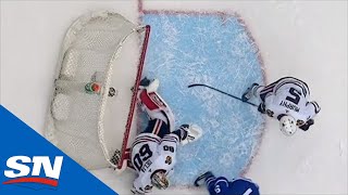 Collin Delia Nudges Net Loose As Maple Leafs Frantically Look For Tying Goal
