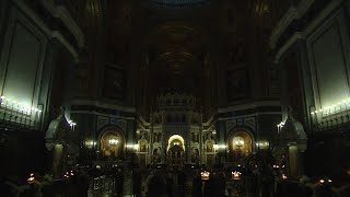 Утреня с чином погребения Святой Плащаницы 3 мая 2024 года, Храм Христа Спасителя, г. Москва
