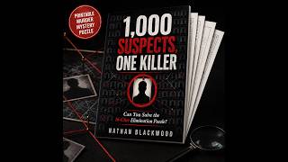 1000 Suspects One Killer Printable Murder Mystery Puzzle, 16 Clue Logic Challenge  Instant Download