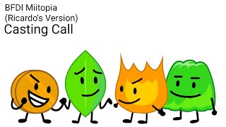 BFDI Miitopia (Ricardo's Version): Casting Call