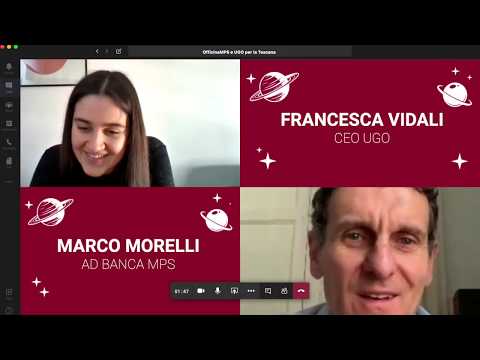 #RestaACasa: OfficinaMPS porta UGO in Toscana. Videocall tra Marco Morelli e Francesca Vidali
