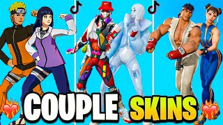 Couple Skins With Fortnite TikTok Dances & Emotes! (Fast Flex, Pay it Off, In Da Party, My World)