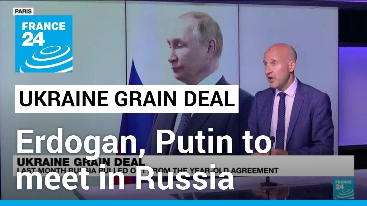 Erdogan, Putin to meet in Russia to discuss Ukraine grain deal • FRANCE 24 English Erdogan, Putin to meet in Russia to discuss Ukraine grain deal • FRANCE 24 English