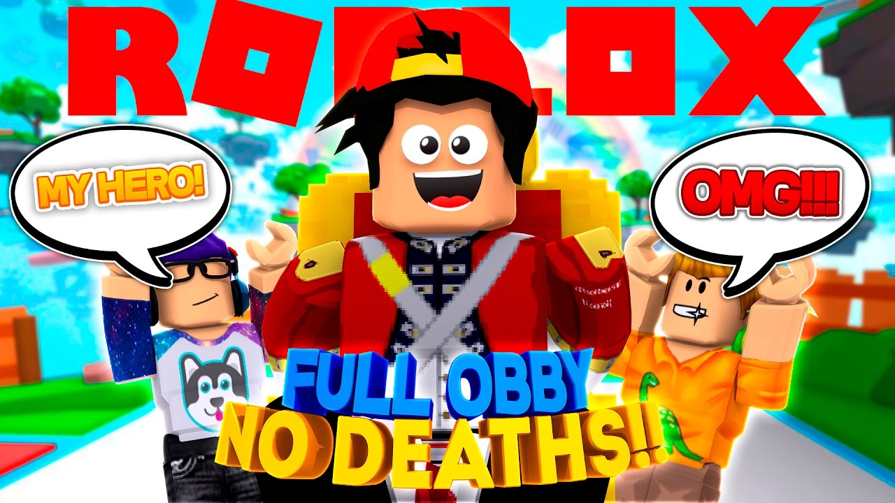 Roblox Adventure No Deaths Obby King Youtube - super noob obby on roblox w aaron youtube